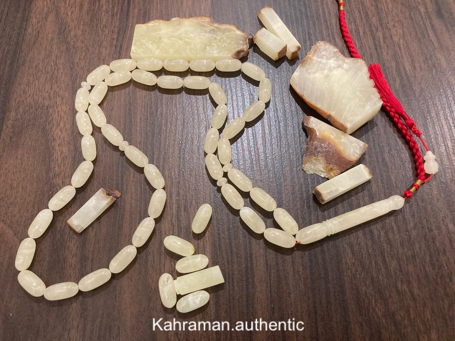 One stone amber rosary from our creation