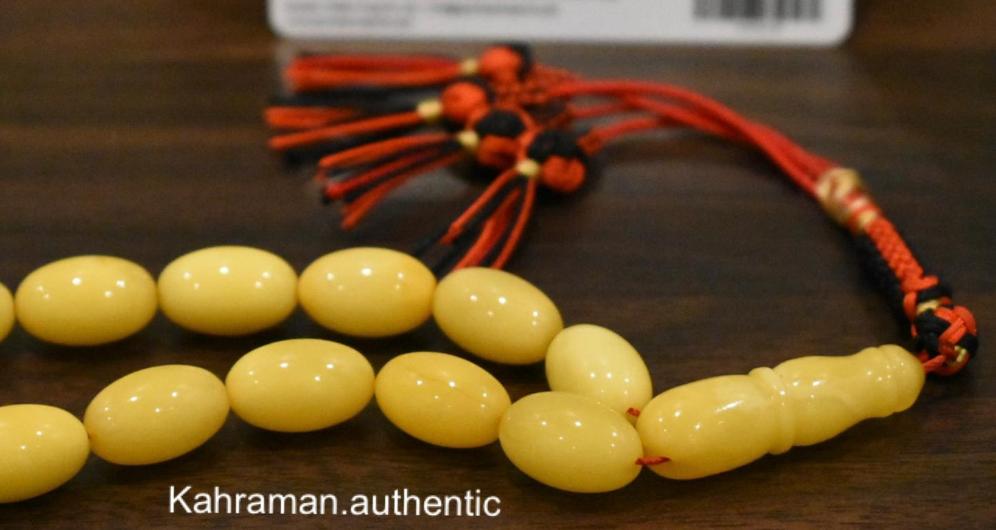 Certified old Poland amber rosary
