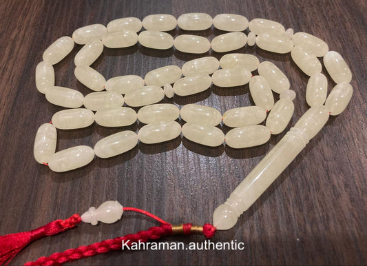مسبحة كهرب الحجر الواحد من صنعنا